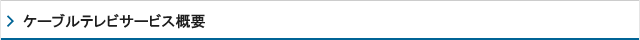 ケーブルテレビサービス概要