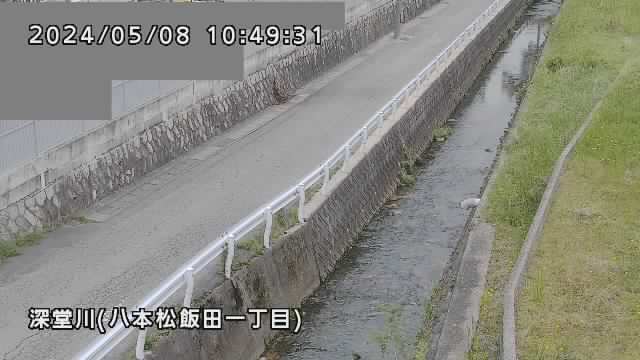 八本松町深堂川の現在の様子の画像